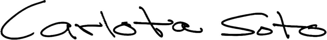 Carlota Soto signature